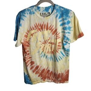 Khalid Free Spirit Tour Tie Dye T-Shirt‎ Unisex Medium Singer Music